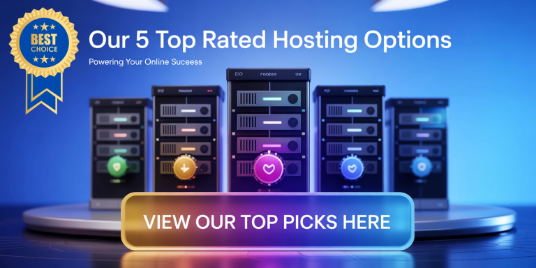 Our Top 5 Web Hosting Picks